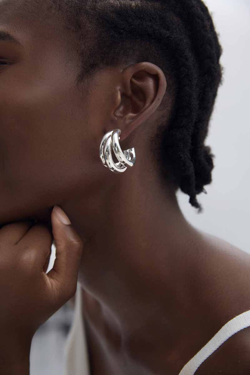 Caged Essence Stud Earrings