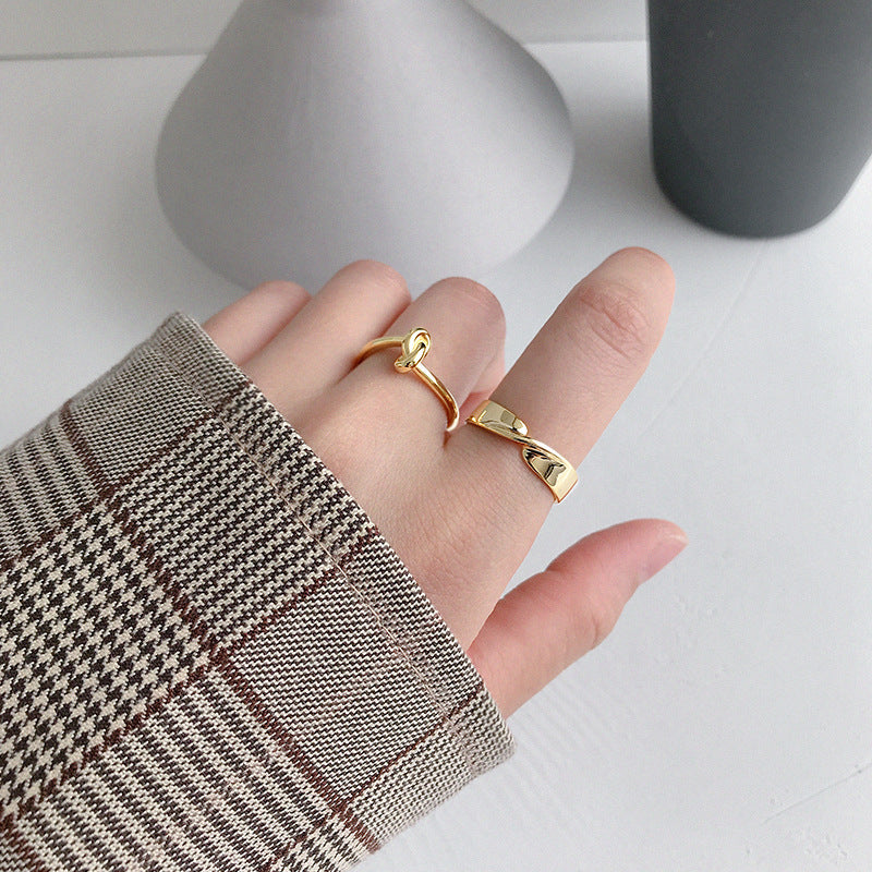 Twisted Faith Adjustable Ring