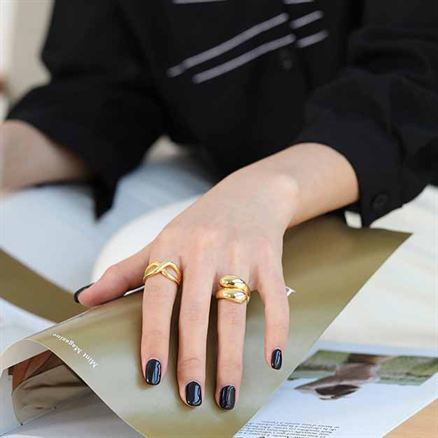 Dewdrop Elegance Adjustable Ring