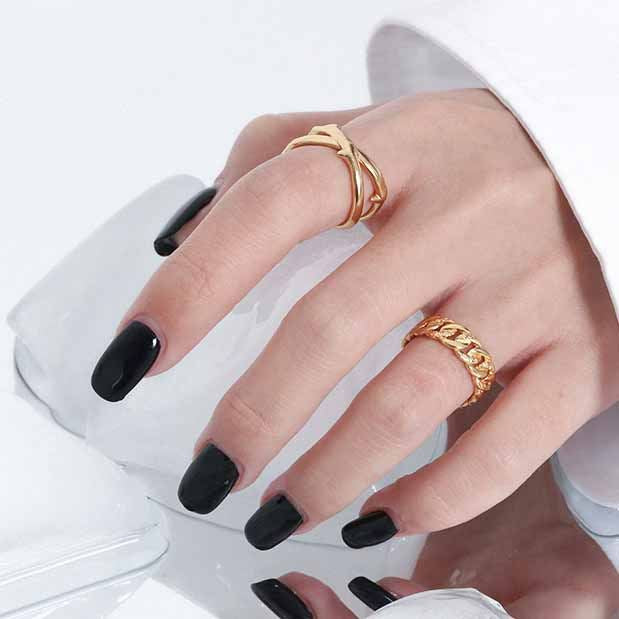 Timeless Cross Adjustable Ring