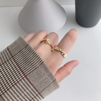 Twisted Faith Adjustable Ring