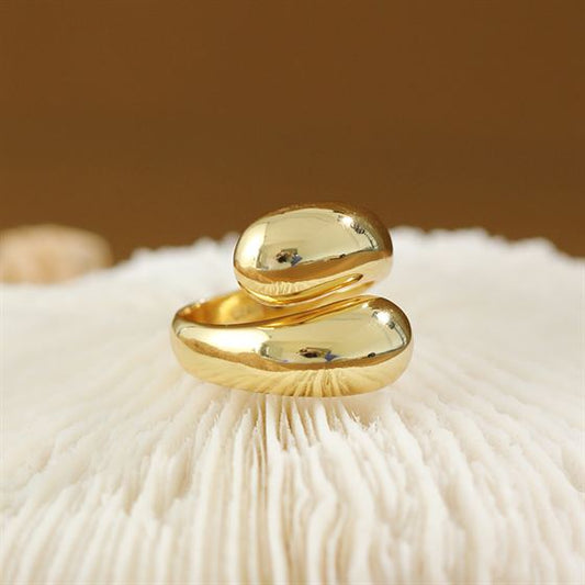 Dewdrop Elegance Adjustable Ring