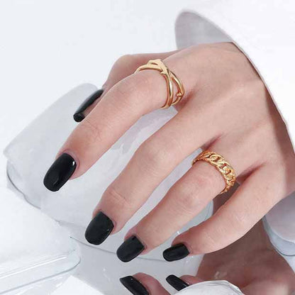 Timeless Cross Adjustable Ring