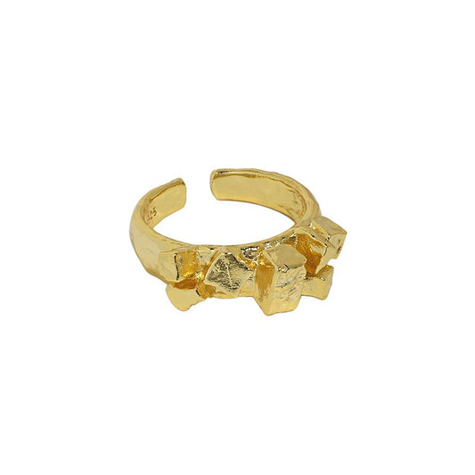 Geometric Harmony Adjustable Ring