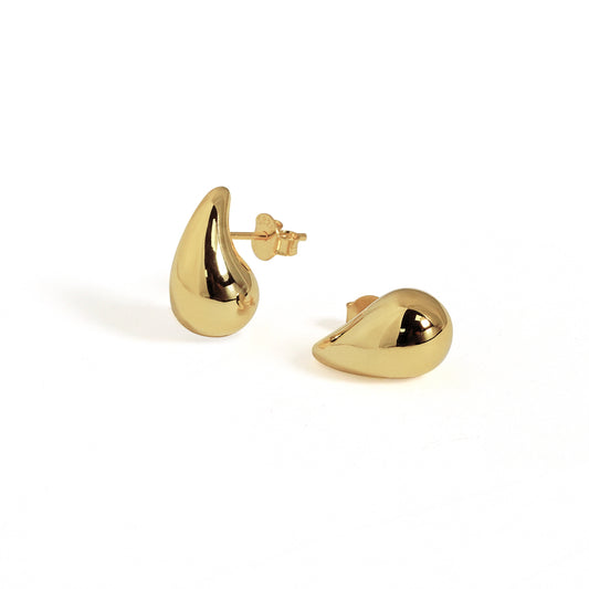 Golden Dew Stud Earrings