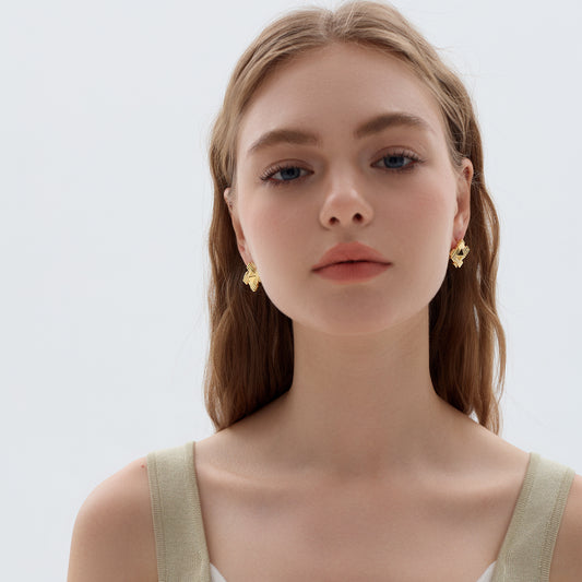 Geometric Allure Stud Earrings